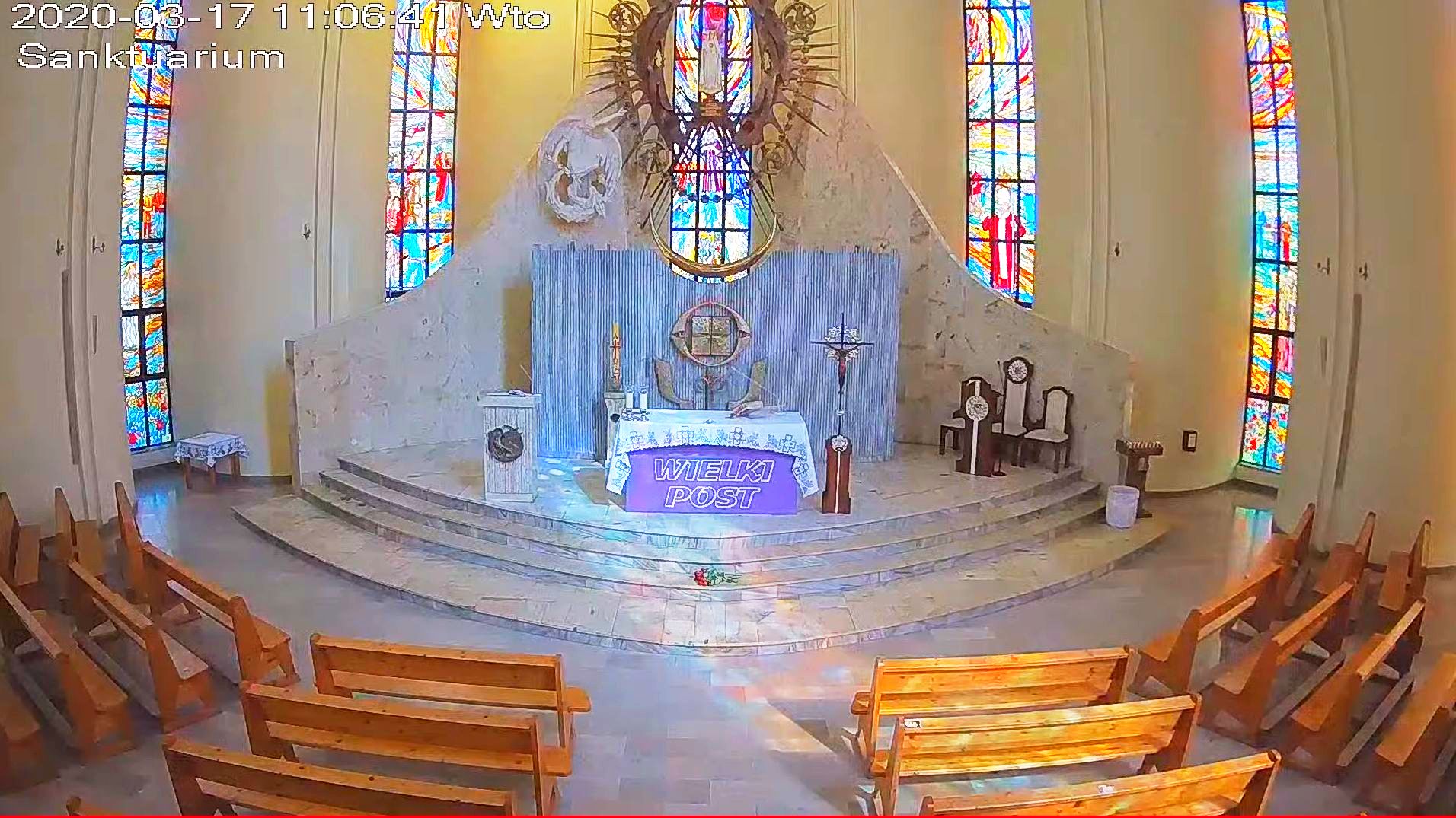 Sanktuarium Fatimskie w Szczecinie – transmisja Mszy, Msze na żywo